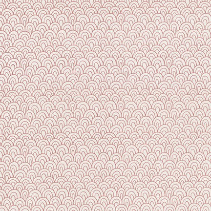 Library, Waves in Shell, per half-yard
