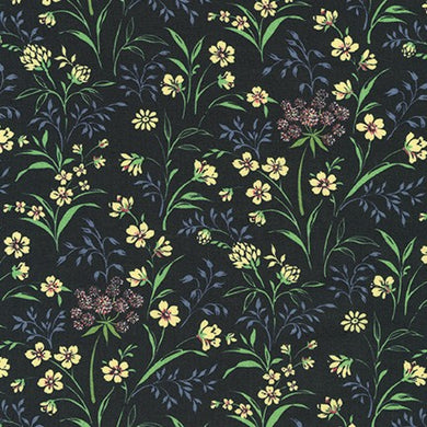 London Calling 10 in Lawn, Field of Flowers in Meadow, per half-yard