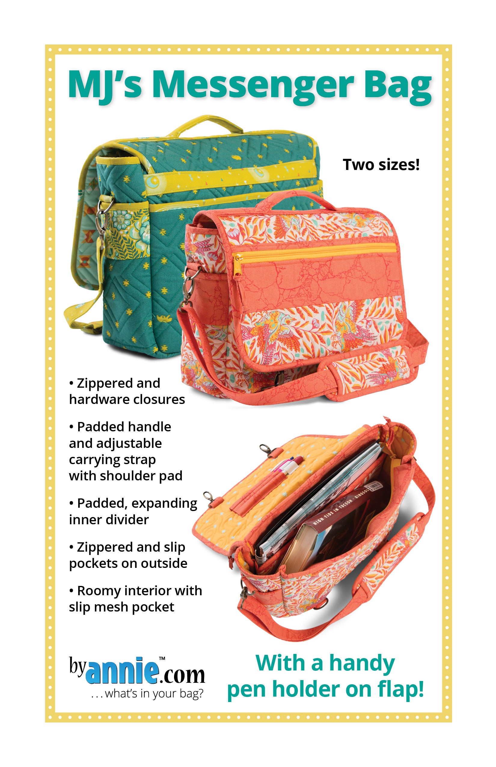 Free messenger bag pattern with pockets deals