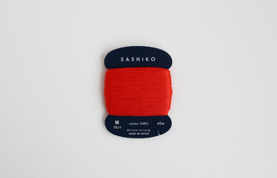 Daruma Sashiko Thread (Thin Type) – Solid Colours in 40m Card Bobbin, 8 colours available