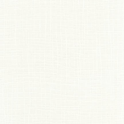 Grid Lines in White, by Pen and Ink, per half-yard
