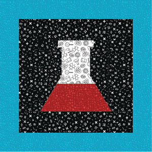 *Closeout Sale* It's Elementary, Word Science in Black, Windham Fabrics, per half yard