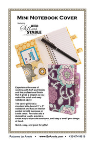 Mini Notebook Cover, Patterns by Annie