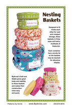 Load image into Gallery viewer, Nesting Baskets, Patterns by Annie