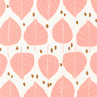 Quarry Trail, Leaves in Linen, Essex Cotton/Linen Blend per half-yard