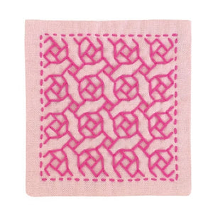 Olympus Japanese Hitomezashi Sashiko Coasters Kit (set of 2) - Select Design