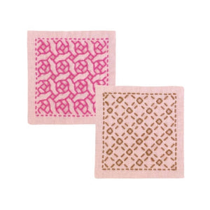 Olympus Japanese Hitomezashi Sashiko Coasters Kit (set of 2) - Select Design