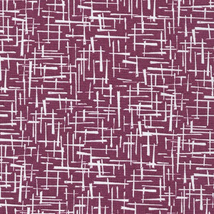 Violet Craft Modern Classics, Hatch in Plum, per half-yard