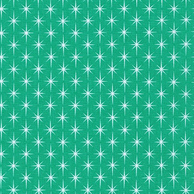 Violet Craft Modern Classics, Stars in Cypress, per half-yard