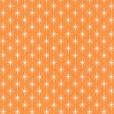 Violet Craft Modern Classics, Stars in Goldfish, per half-yard