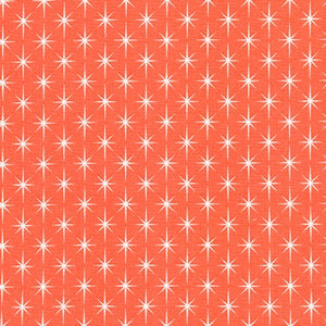 Violet Craft Modern Classics, Stars in Orangeade, per half-yard