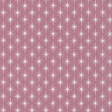 Violet Craft Modern Classics, Stars in Foxglove, per half-yard