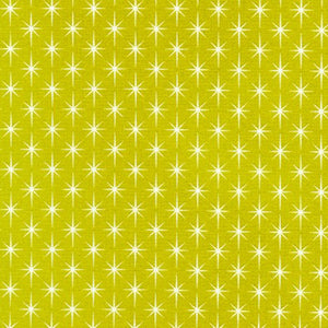 Violet Craft Modern Classics, Stars in Peapod, per half-yard