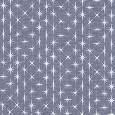 Violet Craft Modern Classics, Stars in Slate, per half-yard