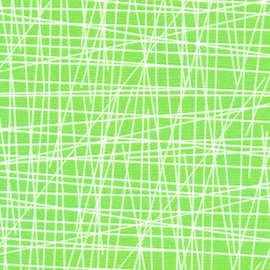 Violet Craft Modern Classics, Lines in Sour Apple, per half-yard