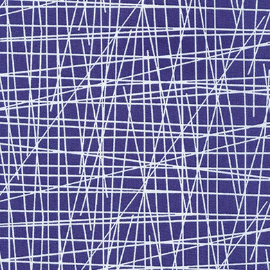 Violet Craft Modern Classics, Lines in Periwinkle, per half-yard