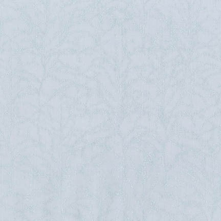 *Closeout Sale* Winter Shimmer, Silver Branches, per half-yard (with Metallic Accents)
