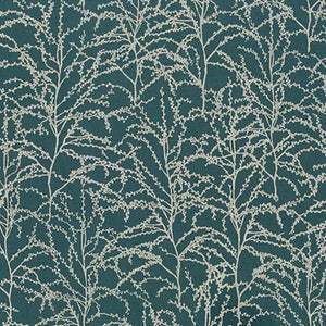 Winter Shimmer, Evergreen Branches, per half-yard (with Metallic Accents)