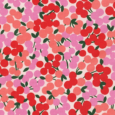 Wishwell Cheery Blossom, Cherries Apple, per half-yard