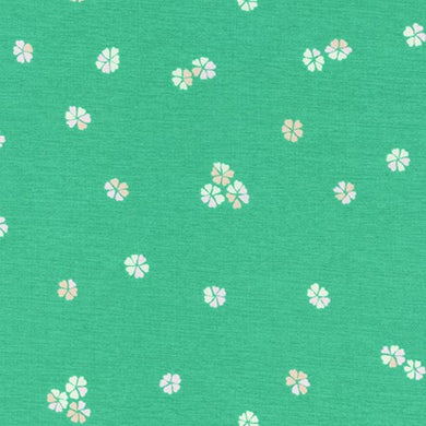 Wishwell Cheery Blossom, Petite Flowers Sweet Pea, per half-yard