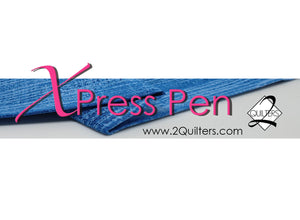 2Quilters XPress Pen with Chisel Nib: Choose Pre-Filled or Empty